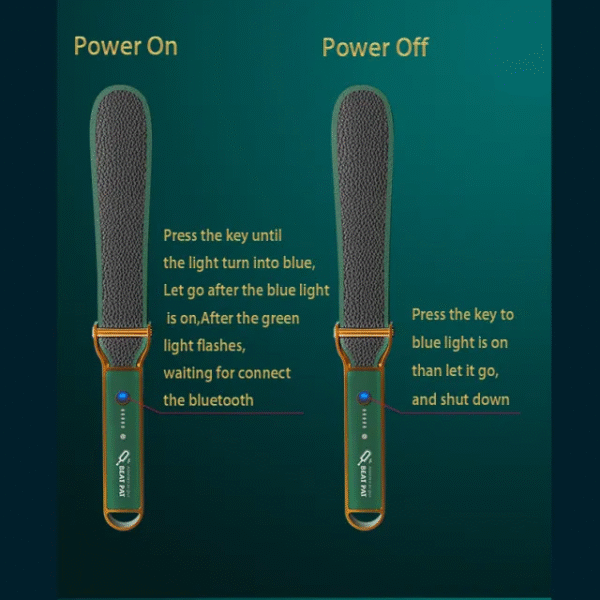 QIUI Beat Pat Electric Shock Leather Spanking Paddle