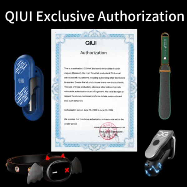 QIUI Love Devil APP Control Estim Silicone Collar