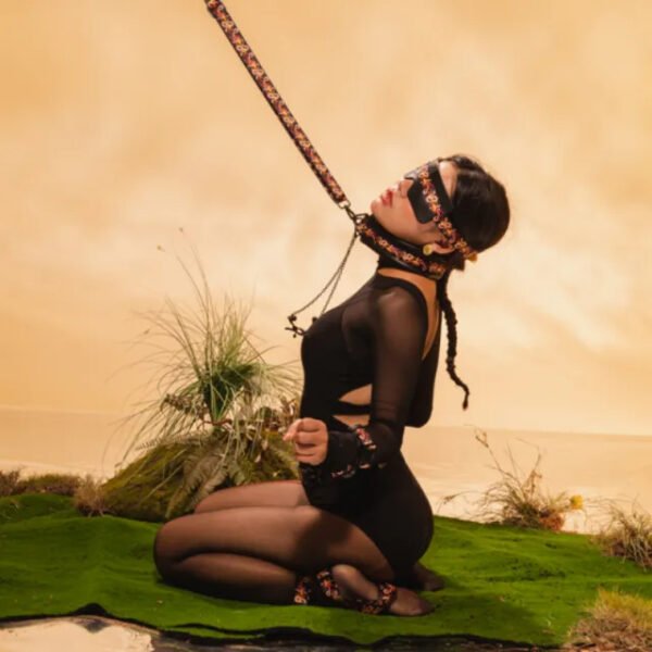 The Flowering Serpent Leather Bondage Restraint Set
