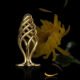 SEVANDA Hollow Spiral Golden Metal Anal Plug