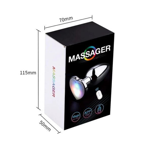Remote Control Vibrating Light Up Butt Plug