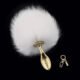 SEVANDA White Bunny Tail Anal Plug