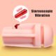 Purple Soft Silicone Masturbator for Men Waterproof Adult TPE Sex Toys Hands-Free Men's Masturbation Cup Sex Toy for Men