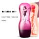 Purple Soft Silicone Masturbator for Men Waterproof Adult TPE Sex Toys Hands-Free Men's Masturbation Cup Sex Toy for Men