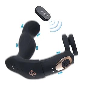 Sevanda Black Mamba Prostate Cock Ring Massager